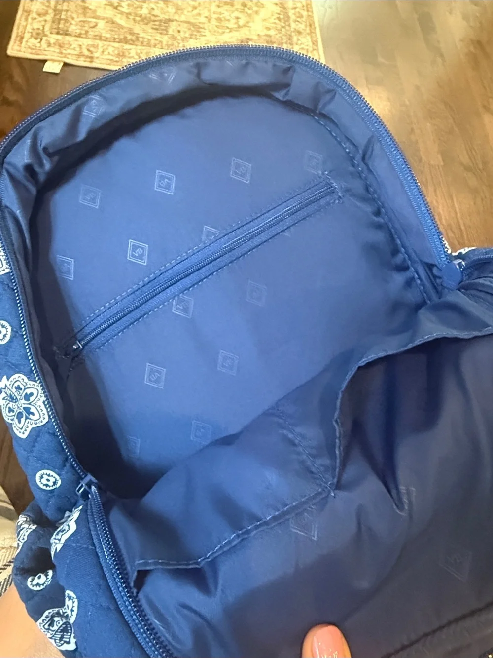 NFL colts football 🏈 Colts Blue Quilted Bandana Mini Backpack Vera Bradley